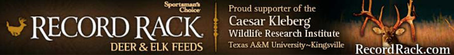 Record Rack Deer Feed Banner
